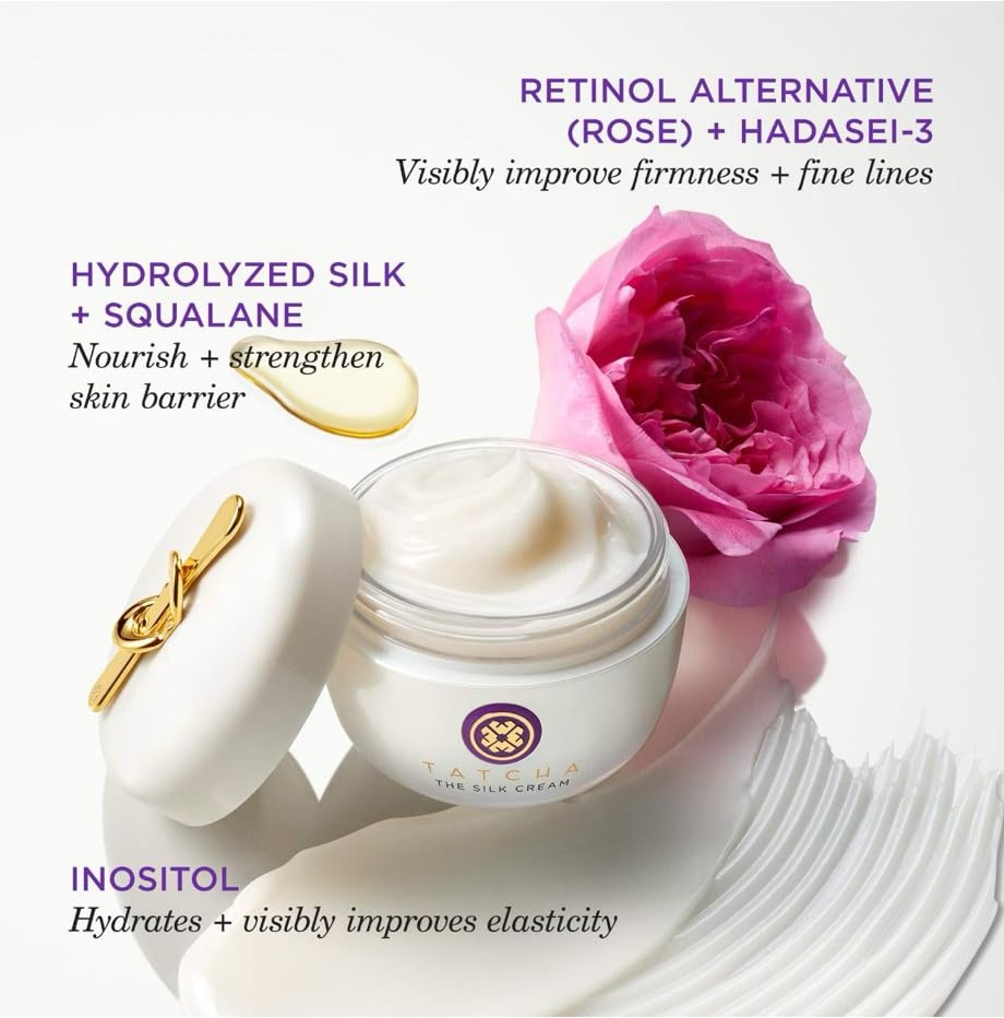 image:imageTATCHA ATCHA The Silk Cream TravelSized Mini LineSmoothing amp Firming Moisturizer Hydrate amp Smooth Combo Dry amp Aging Skin15 ML