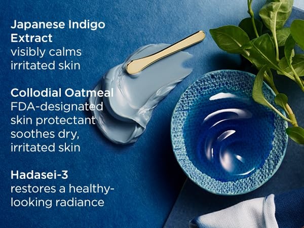 image:imageTATCHA Indigo Calming Cream Face Moisturizing Cream for Eczema amp Redness 50ml 17 oz
