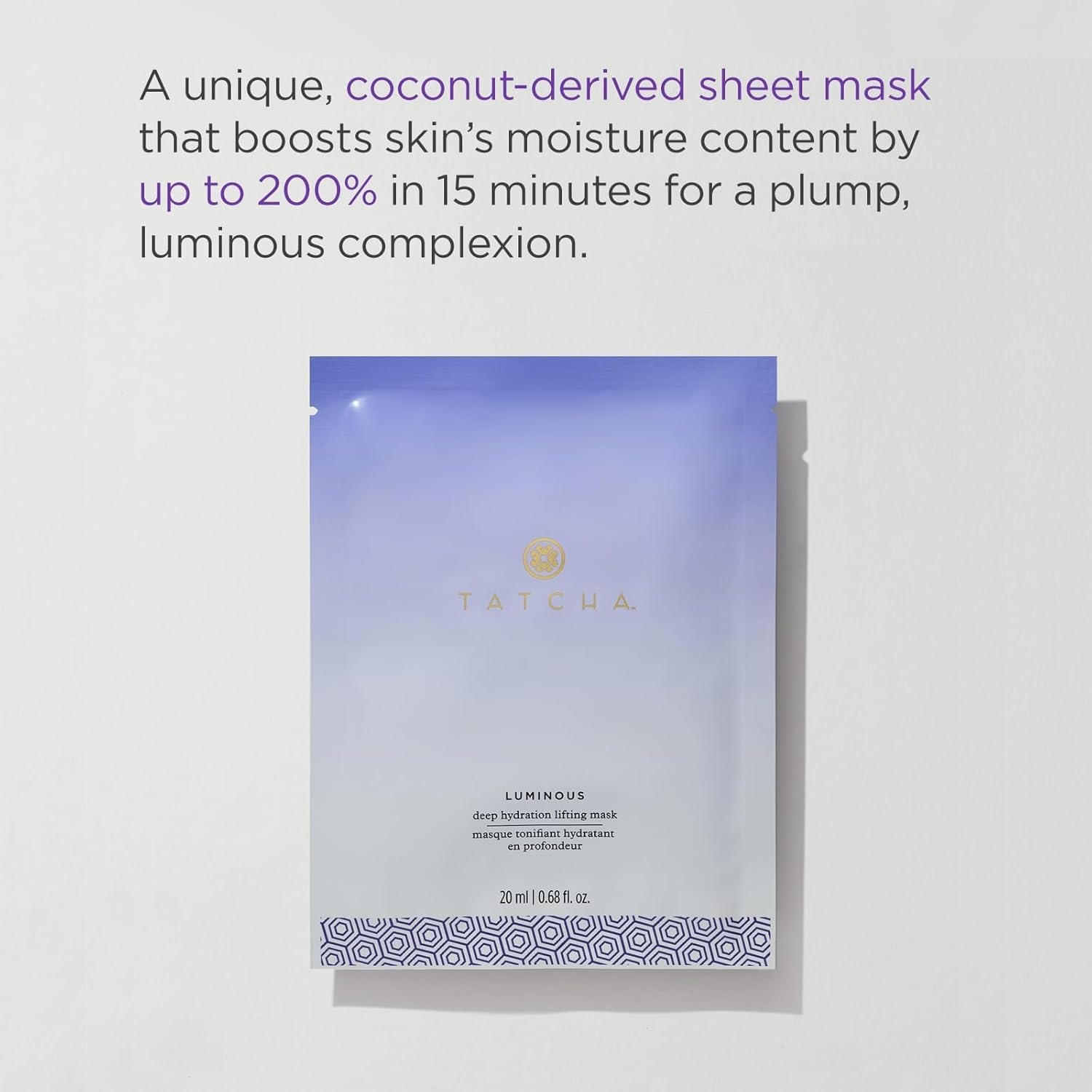 image:imageTATCHA Luminous Deep Hydration Lifting Mask Single Use Mask for Luminous Skin1