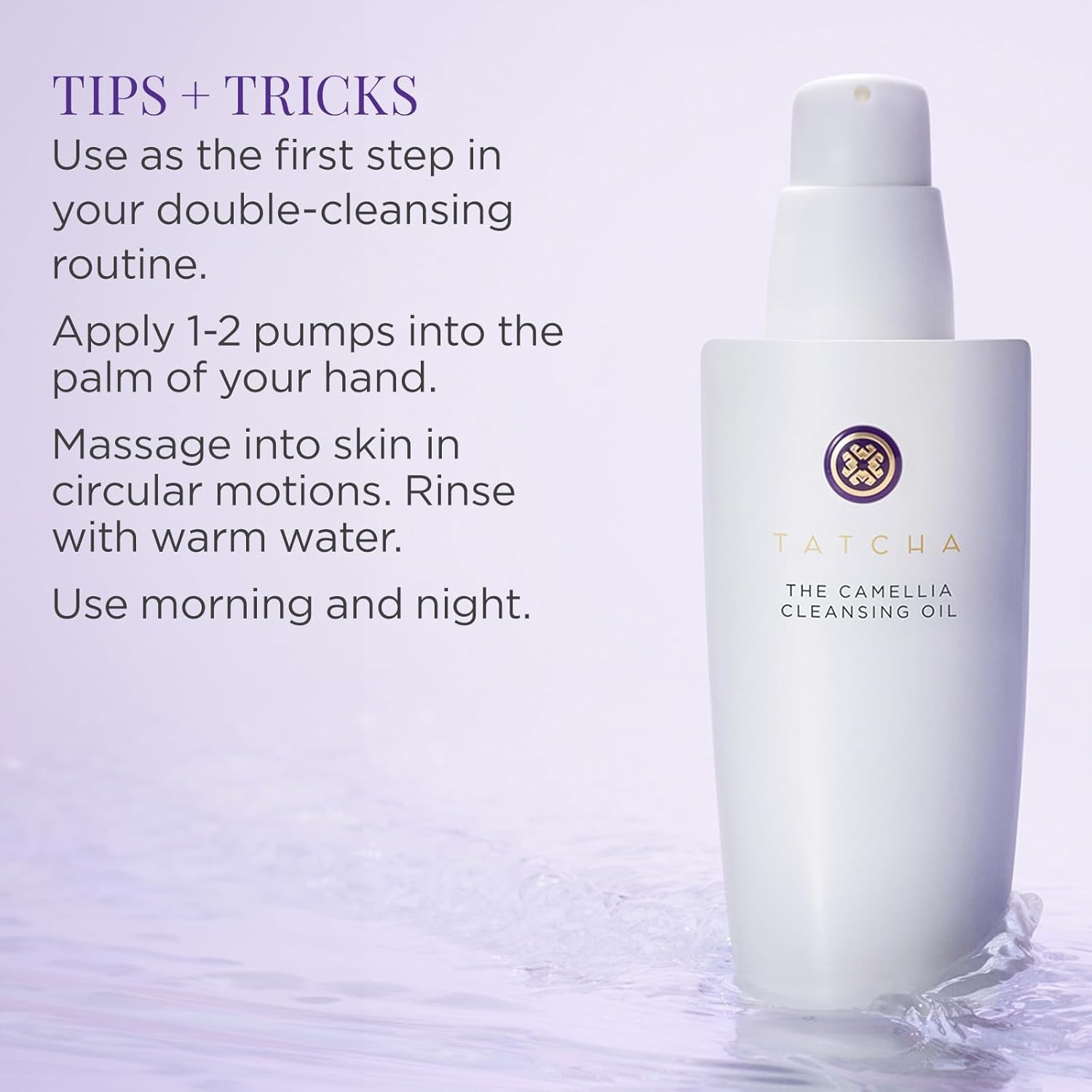 image:imageTATCHA Pure One Step Camellia Cleansing Oil 2 in 1 Makeup Remover Oil amp Face Wash 150 ml 51 oz50 ml