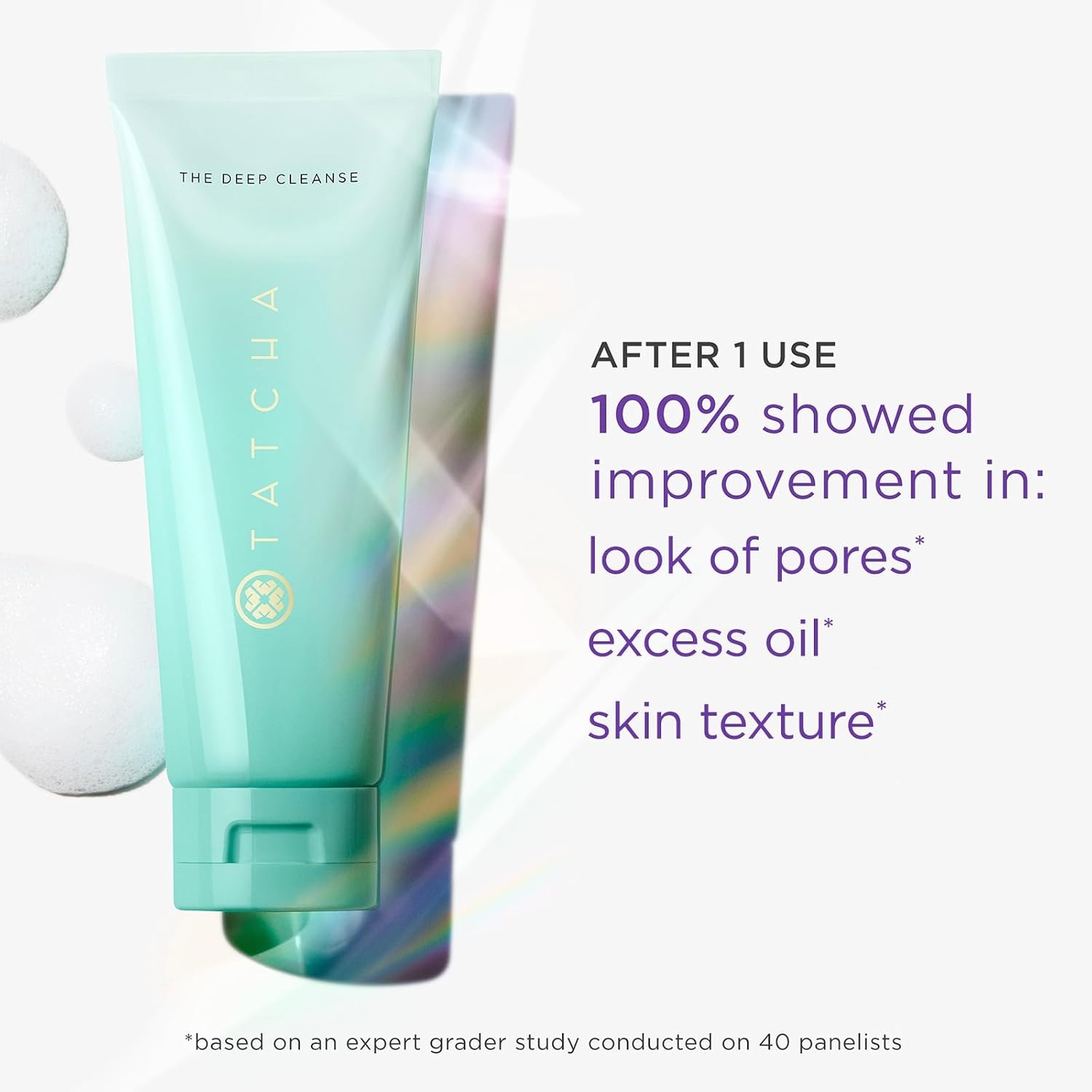 image:imageTATCHA The Deep Cleanse Deep Gentle Exfoliating Cleanser Lifts Dirt Minimizes Excess Oil amp Unclogs amp Tightens Pores5 Fl Oz Pack of 1