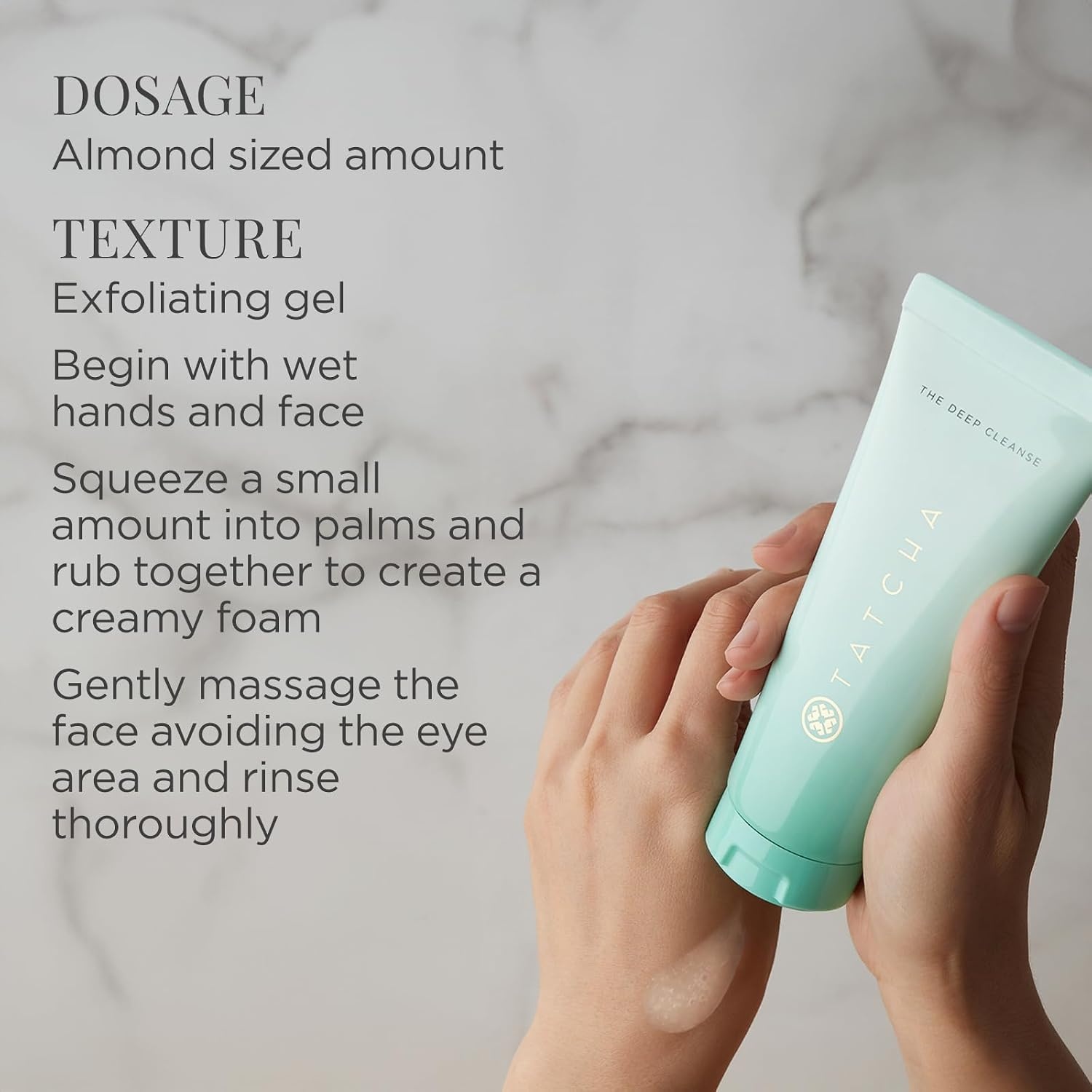 image:imageTATCHA The Deep Cleanse Deep Gentle Exfoliating Cleanser Lifts Dirt Minimizes Excess Oil amp Unclogs amp Tightens Pores5 Fl Oz Pack of 1
