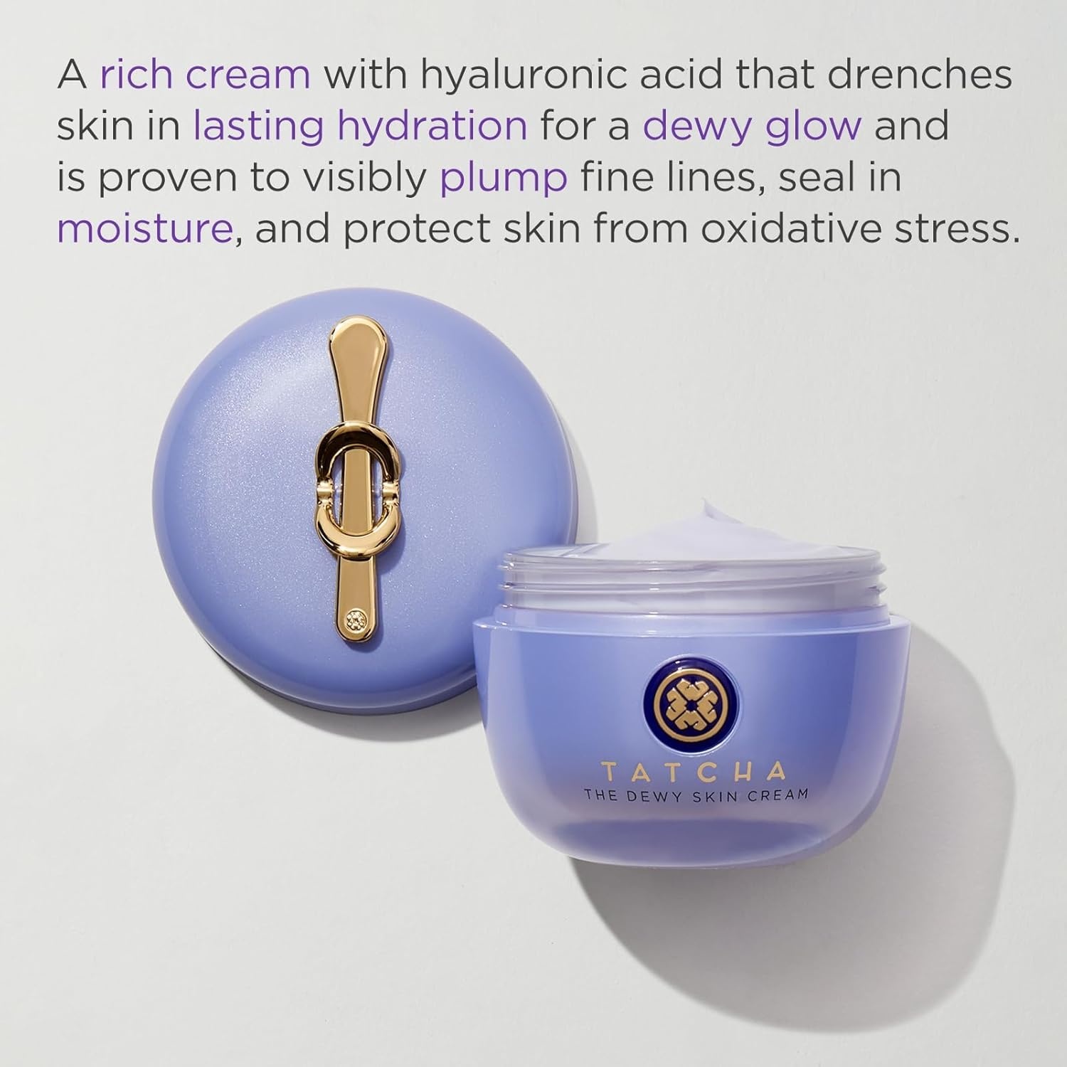 image:imageTATCHA The Dewy Skin Cream Rich LinePlumping Face Moisturizer Helps Replenish Ceramides and Intensely Hydrate Dry amp Combo Skin with Japanese Purple Rice Hyaluronic Acid amp Hadasei350ml