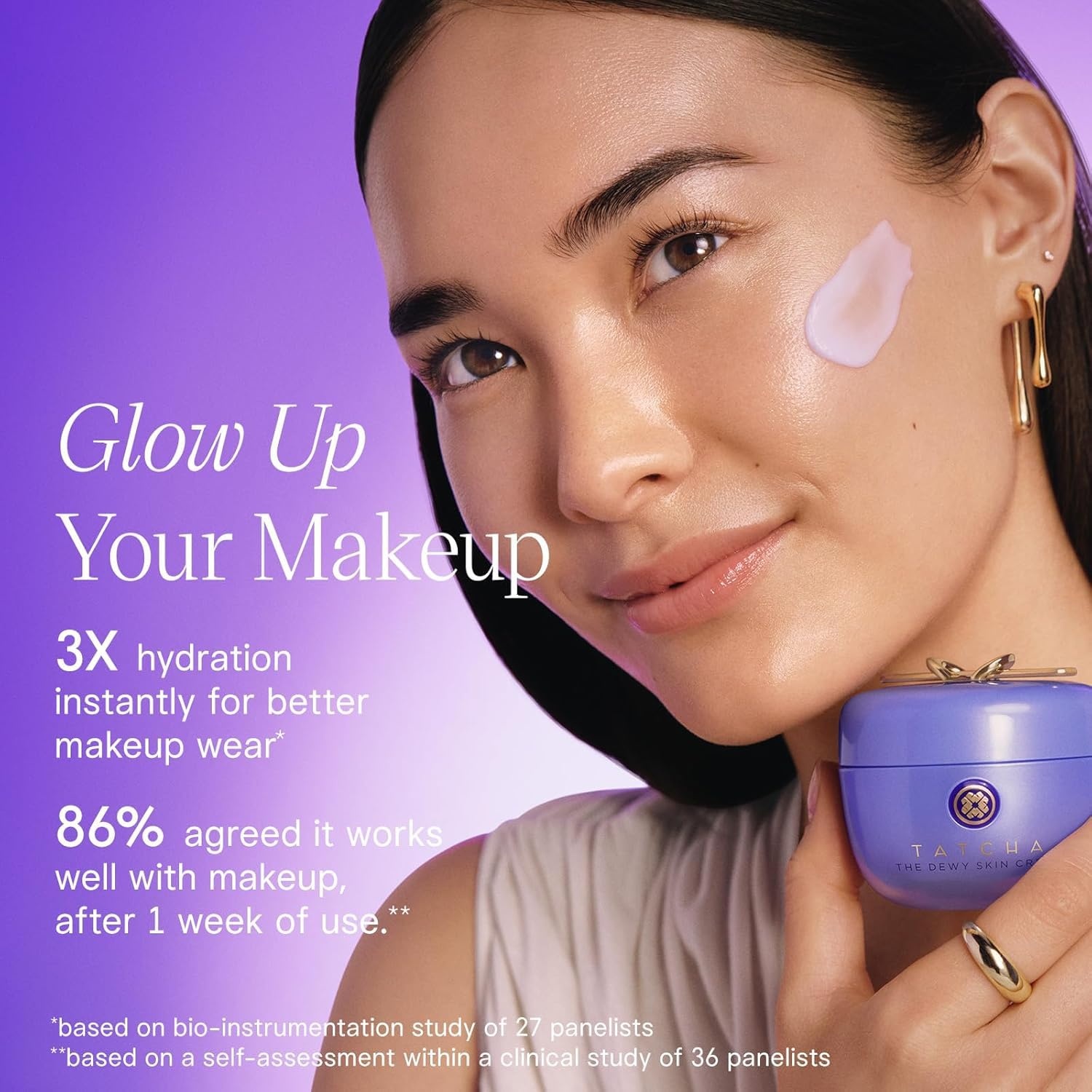 image:imageTATCHA The Dewy Skin Cream Rich LinePlumping Face Moisturizer Helps Replenish Ceramides and Intensely Hydrate Dry amp Combo Skin with Japanese Purple Rice Hyaluronic Acid amp Hadasei315 ml