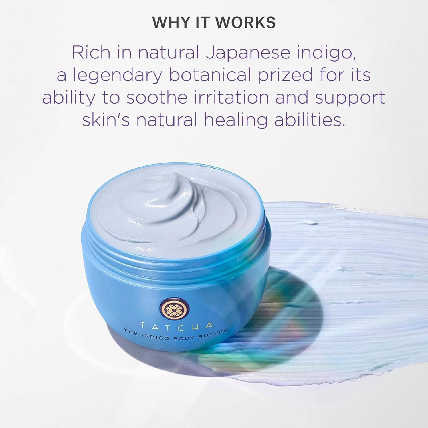 image:imageTATCHA The Indigo Body Butter Soothing Silk Body Cream for Skin Dryness amp Eczema 200 ml 68 oz