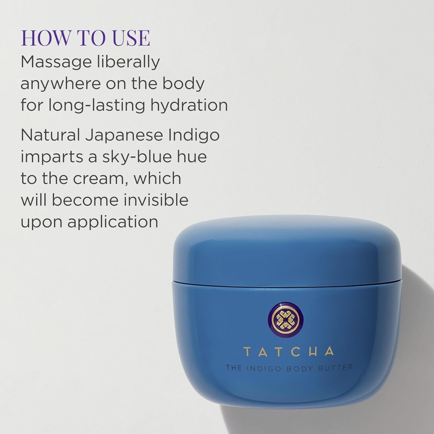 image:imageTATCHA The Indigo Body Butter Soothing Silk Body Cream for Skin Dryness amp Eczema 200 ml 68 oz