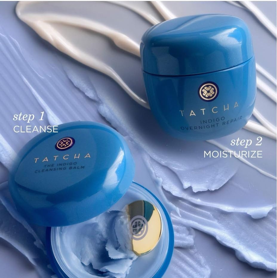 image:imageTATCHA The Indigo Cleansing Balm Gentle Moistuirizing Cleanser FragranceFree ButterySoft Balm that Melts to Gently Cleanse amp Remove Makeup 19 oz