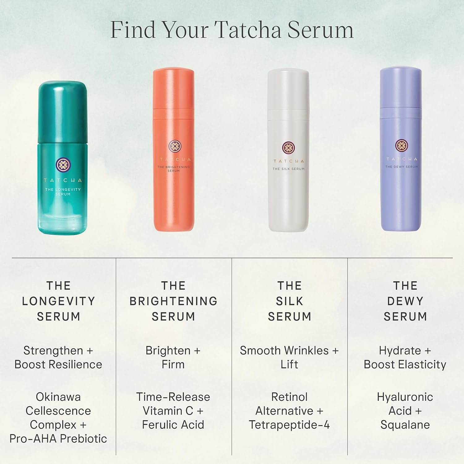 image:imageTATCHA The Longevity Serum Skin Strengthening Treatment Delays Visible Signs of Aging amp Boost Cellular Resilience with Okinawa Cellescence Complex BioActive Lipids and ProAHA Prebiotic