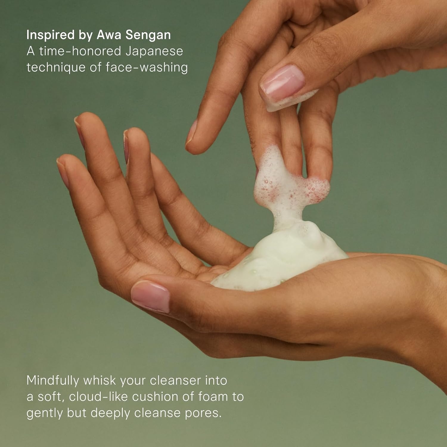 image:imageTATCHA The Matcha Foam Cleanse Clarifying Gel Cleanser Foaming Face Wash for Oily amp Combo Skin Decongest Pores amp Reduce Oil with Prebiotic Inulin amp Japanese Ceremonial Grade Matcha Extract
