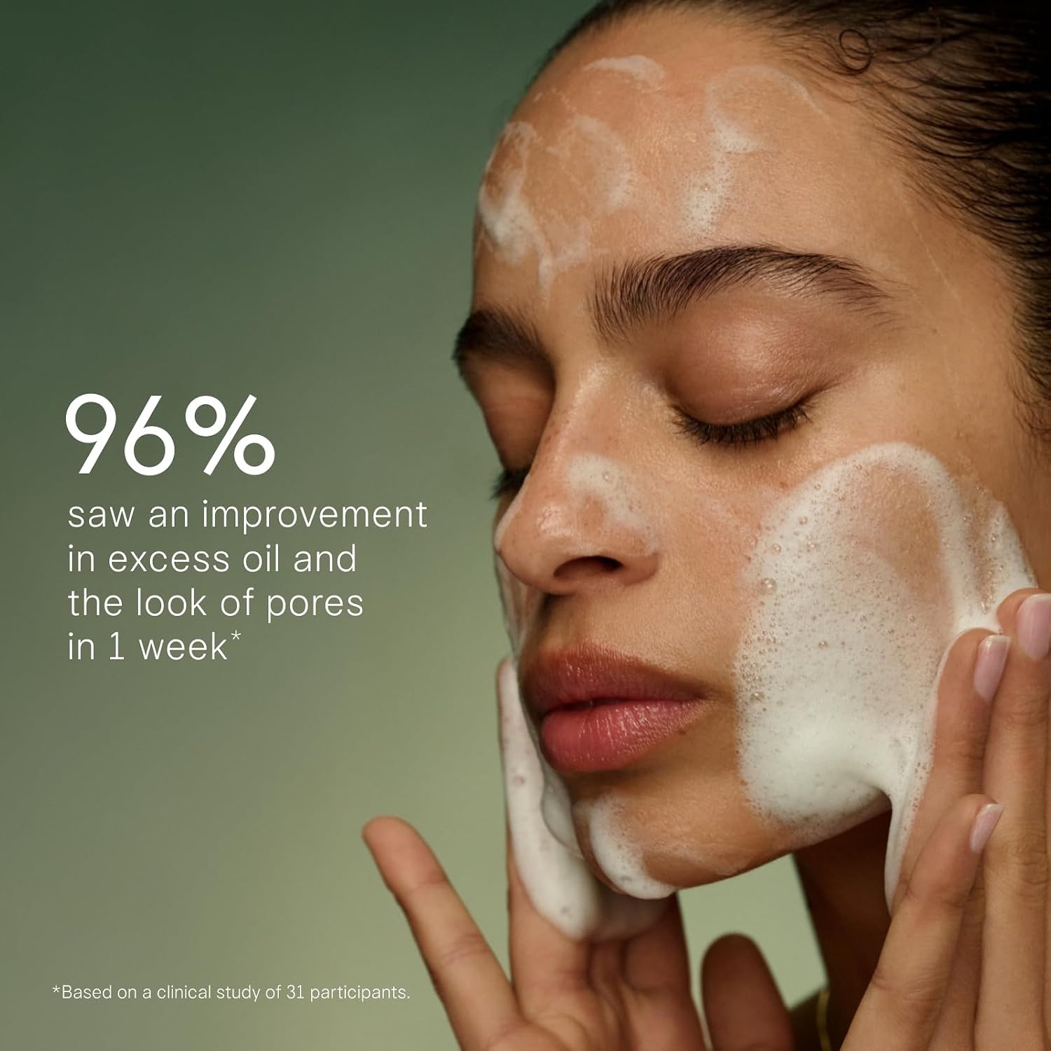 image:imageTATCHA The Matcha Foam Cleanse Clarifying Gel Cleanser Foaming Face Wash for Oily amp Combo Skin Decongest Pores amp Reduce Oil with Prebiotic Inulin amp Japanese Ceremonial Grade Matcha Extract
