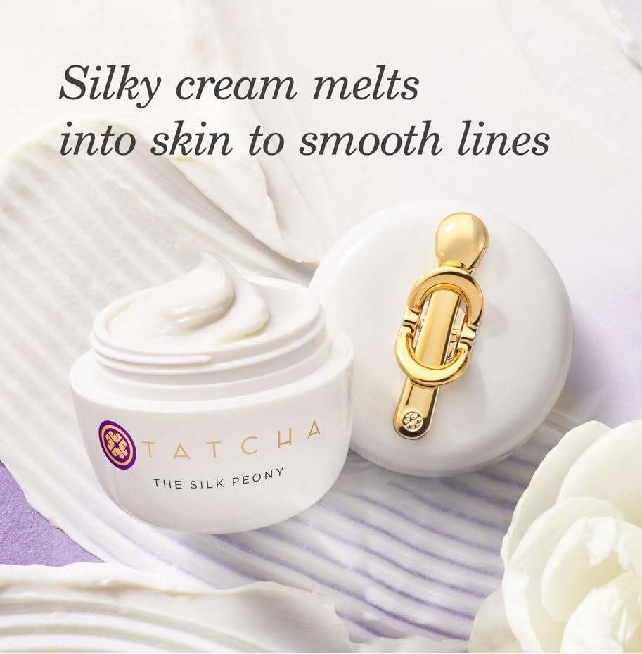 image:imageTATCHA The Silk Peony Melting Under Eye Cream Hydration with LineSmoothing Eye Cream for Wrinkles and Hydration 15 ml 05 oz1 Count Pack of 1