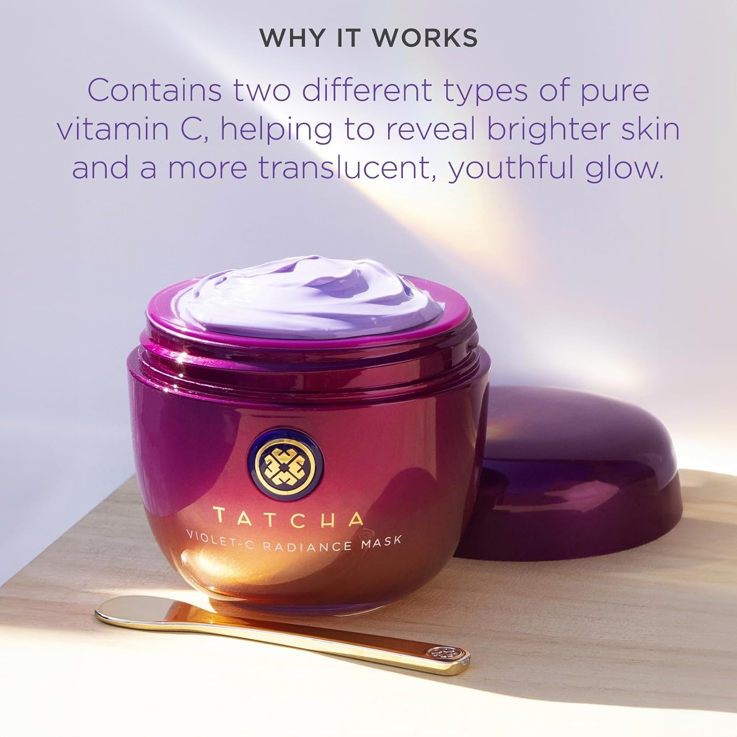 image:imageTATCHA The VioletC Radiance Mask Creamy Firming Mask with Vitamin C for Soft Glowing Skin 50 ml 17 oz