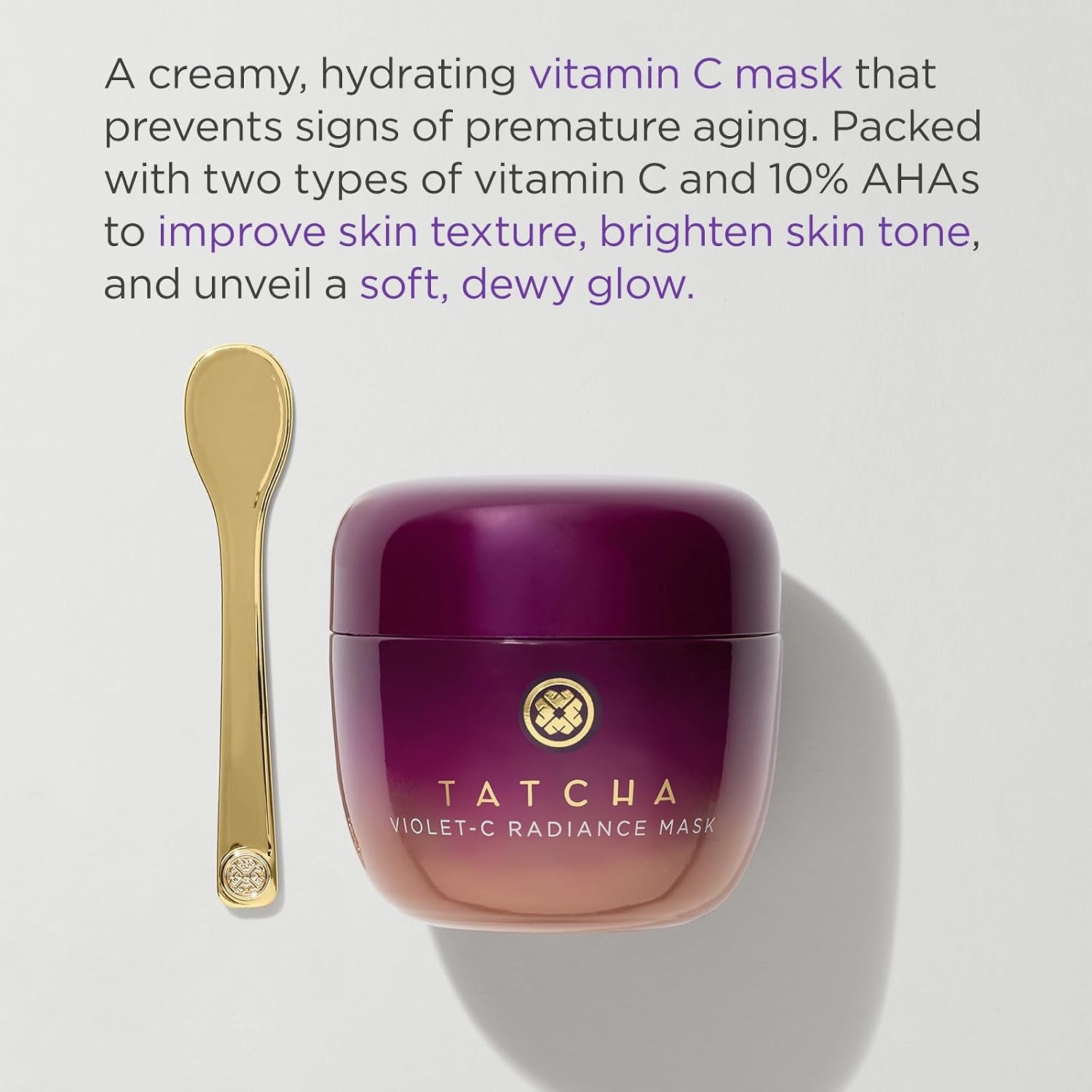 image:imageTATCHA The VioletC Radiance Mask Creamy Firming Mask with Vitamin C for Soft Glowing Skin 50 ml 17 oz