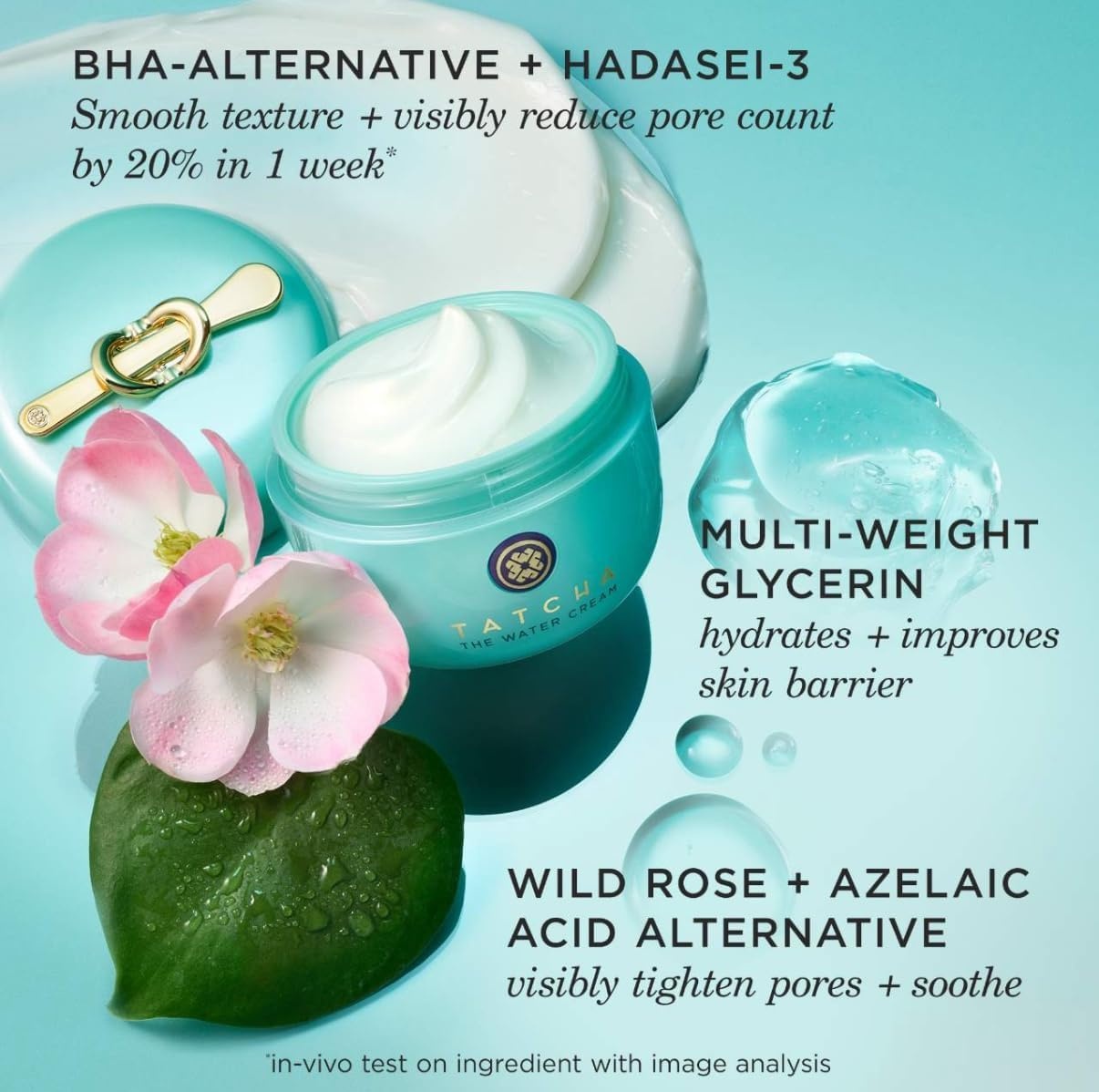 image:imageTATCHA The Water Cream Cream Moisturizer for Face Optimal Hydration For Pure Poreless Skin75ml