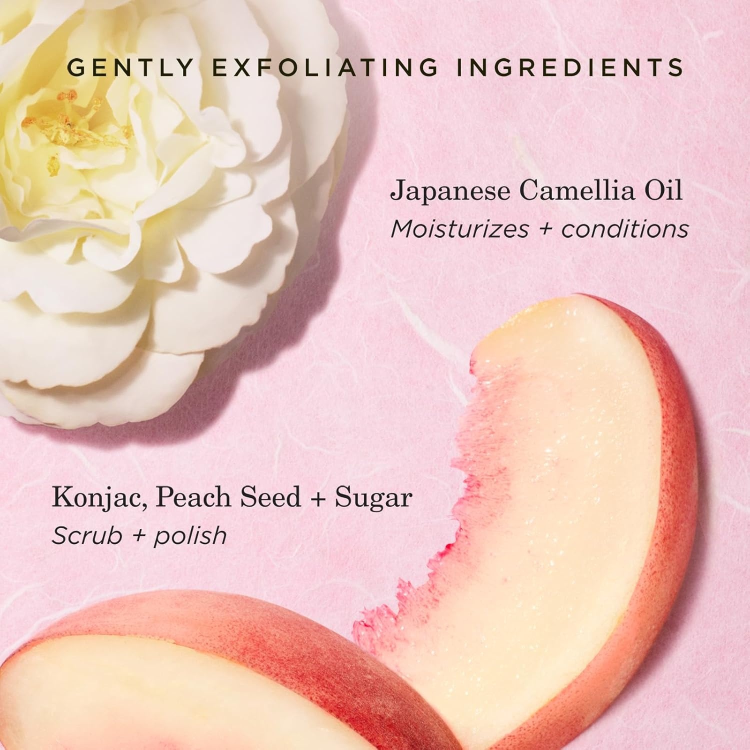 image:imageTatcha Kissu Lip Scrub Moisturizing Lip Exfoliant with Peach Seed Scrub for Polish Smooth Lips
