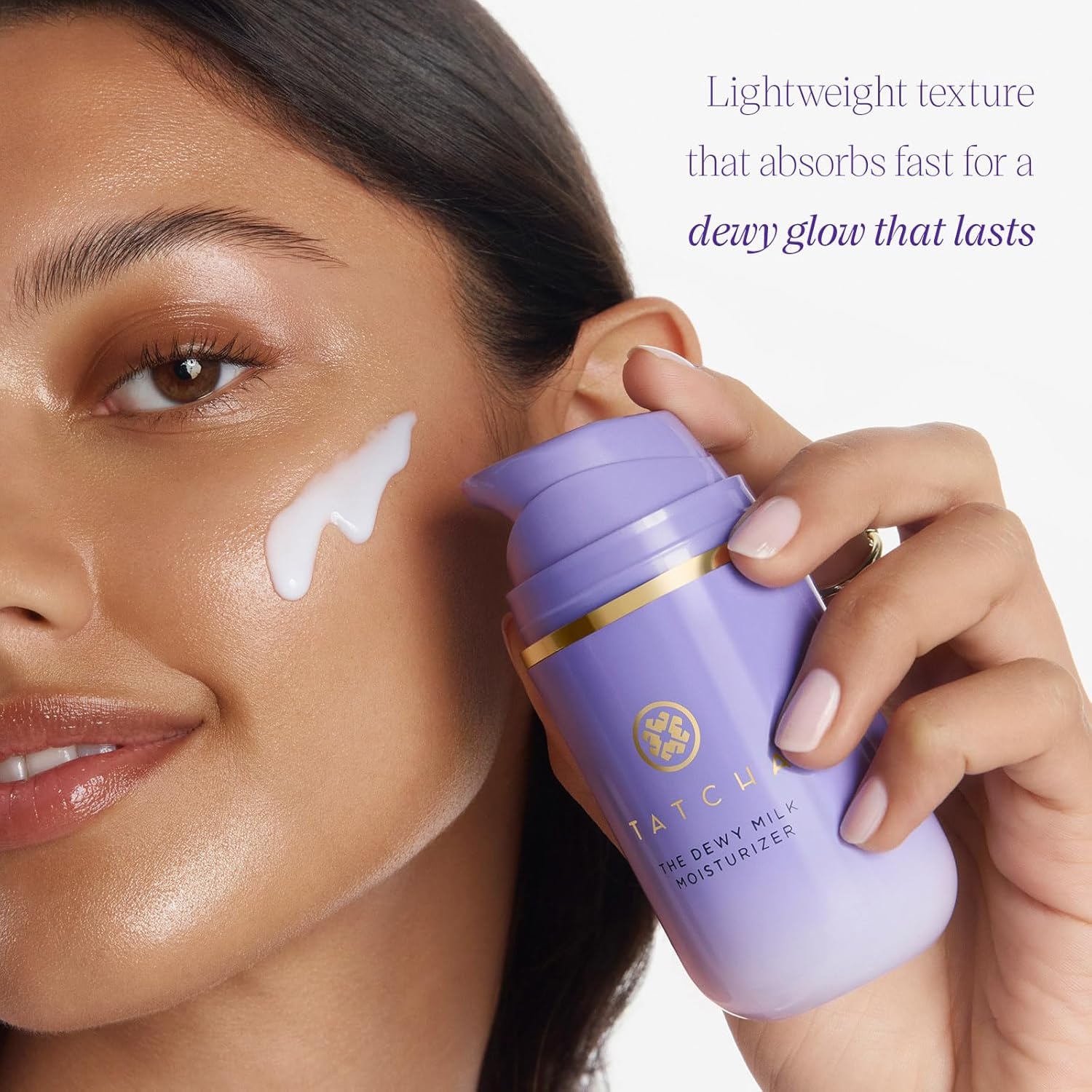 image:imageTatcha The Dewy Milk Moisturizer Lightweight OilBalancing Hydration for Bouncy Skin amp a Lasting Dewy Glow169 Fl Oz Pack of 1