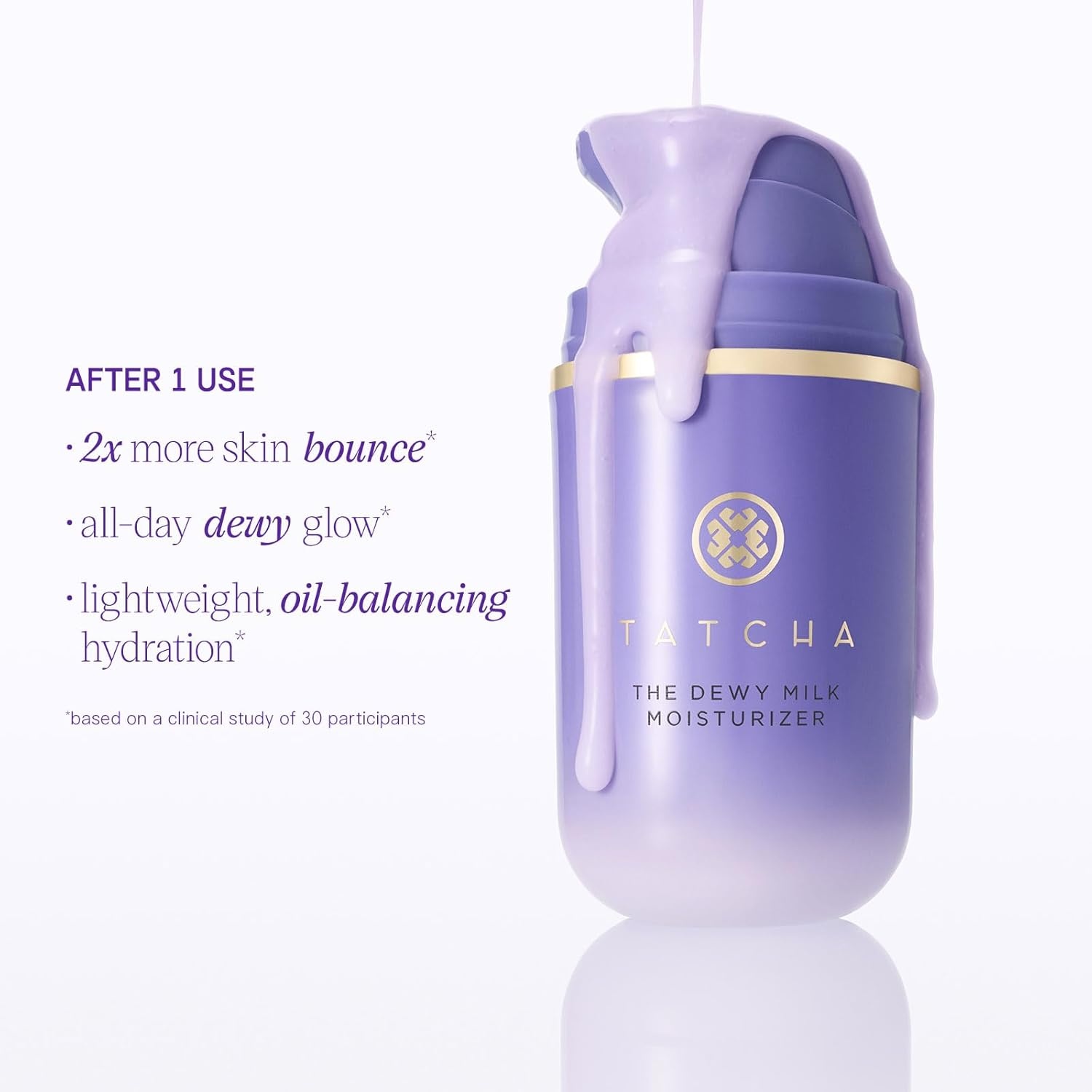 image:imageTatcha The Dewy Milk Moisturizer Lightweight OilBalancing Hydration for Bouncy Skin amp a Lasting Dewy Glow169 Fl Oz Pack of 1