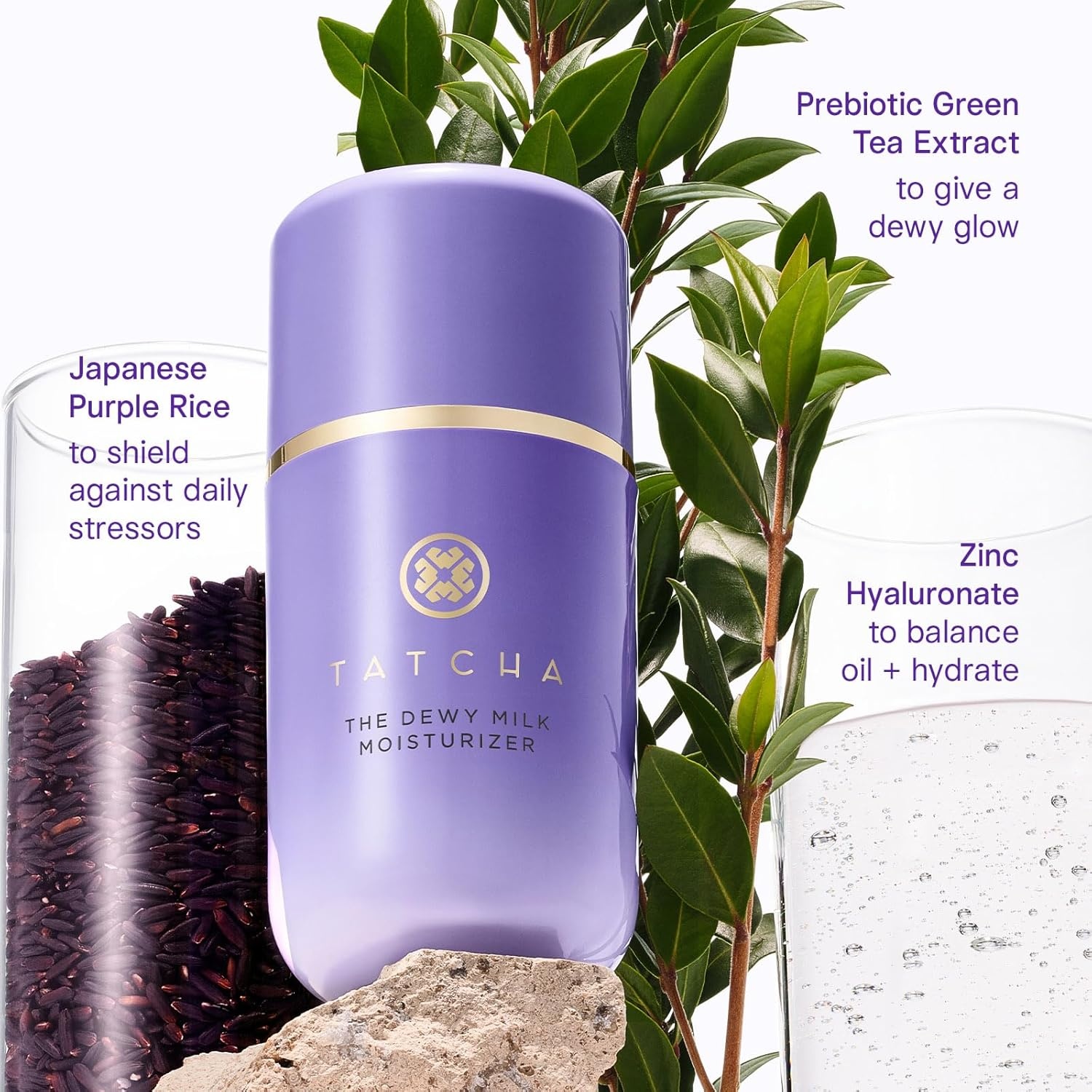 image:imageTatcha The Dewy Milk Moisturizer Lightweight OilBalancing Hydration for Bouncy Skin amp a Lasting Dewy Glow169 Fl Oz Pack of 1
