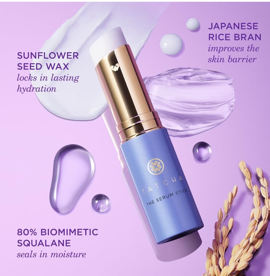 image:imageTatcha The Serum Stick Smooth Dry Fine Lines Instantly Face amp Eye Brightener Stick 8 G 028 oz028 Ounce Pack of 1