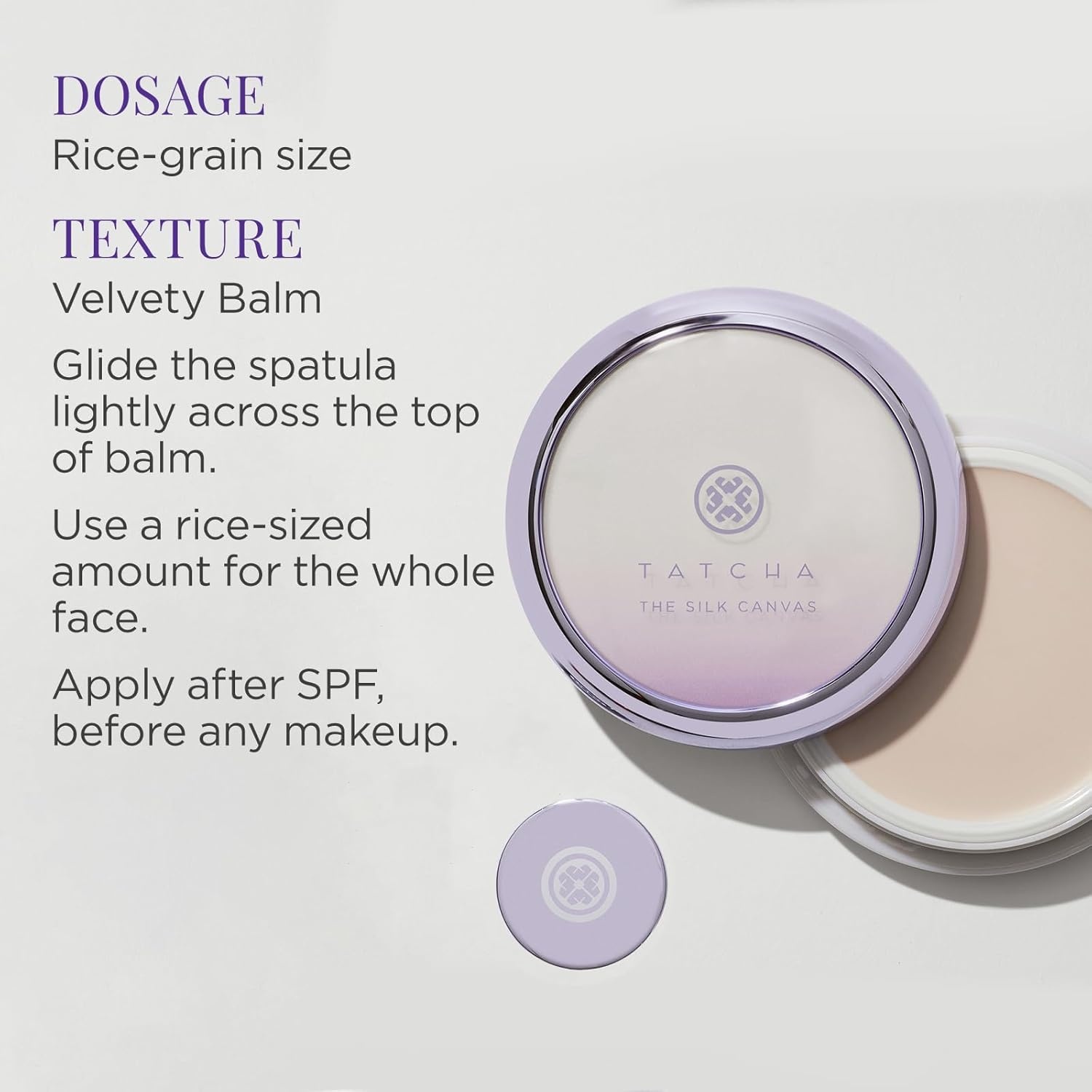 image:imageTatcha The Silk Canvas Poreless Primer for Face Makeup Lasts Longer and Instantly Perfects Skin 20 G 07 oz