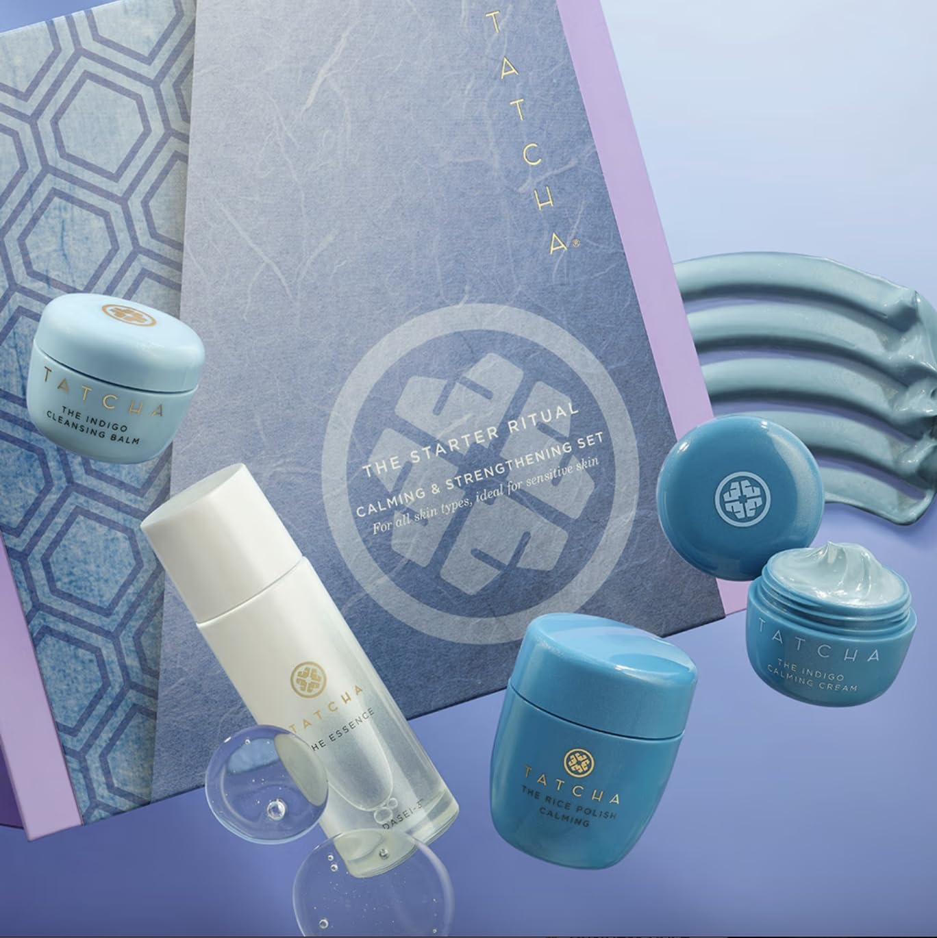 image:imageTatcha The Starter Ritual Set Soothing for Sensitive Skin 2 Week Introductory Set 93 Value