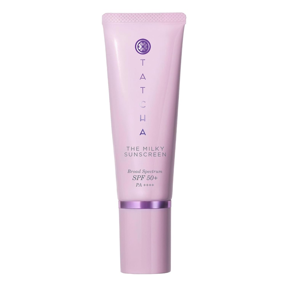image:imageTATCHA The Milky Sunscreen Broad Spectrum SPF 50 PA Daily LightWeight Sun Protection with No White Cast Visible Sun Damage Correction for All Skin Types with Ectoin Vitamin E and Aloe