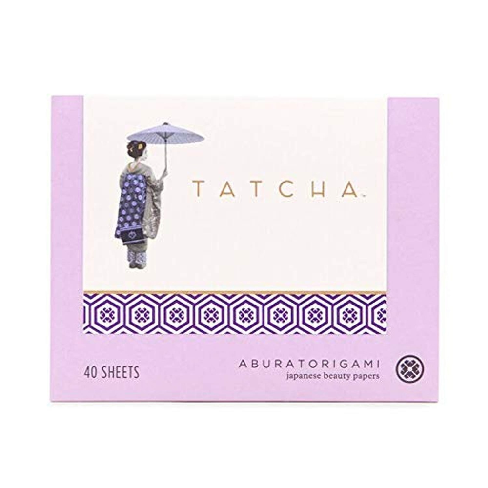image:imageTatcha Aburatorigami Blotting Papers 100 Natural Abaca Leaf amp Gold Flakes Absorb Excess Oil 40 Pack40 Count Pack of 1