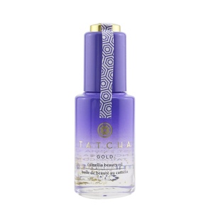 TATCHA Gold Camellia Beauty Oil | Moisturizing Face, Body, and Hair Oil Infused with 23-karat Gold flakes | 30 ml / 1 oz(1 Fl Oz (Pack of 1))