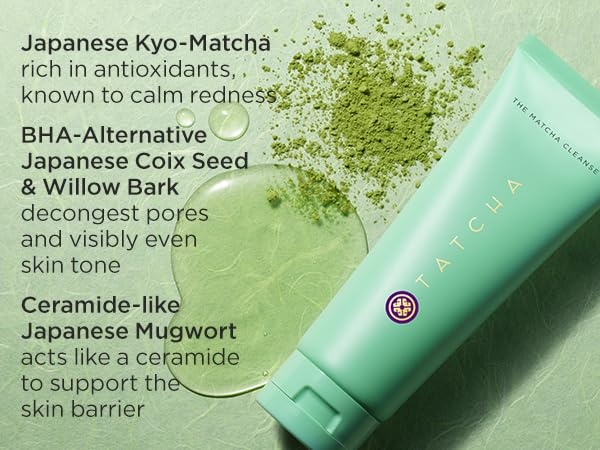 image:imageTATCHA The Matcha Cleanse TravelSized Mini Daily Clarifying Gel Cleanser Decongests Pores and Balances Oil For Primed ShineFree Skin 50 ml 17 fl oz150 ML