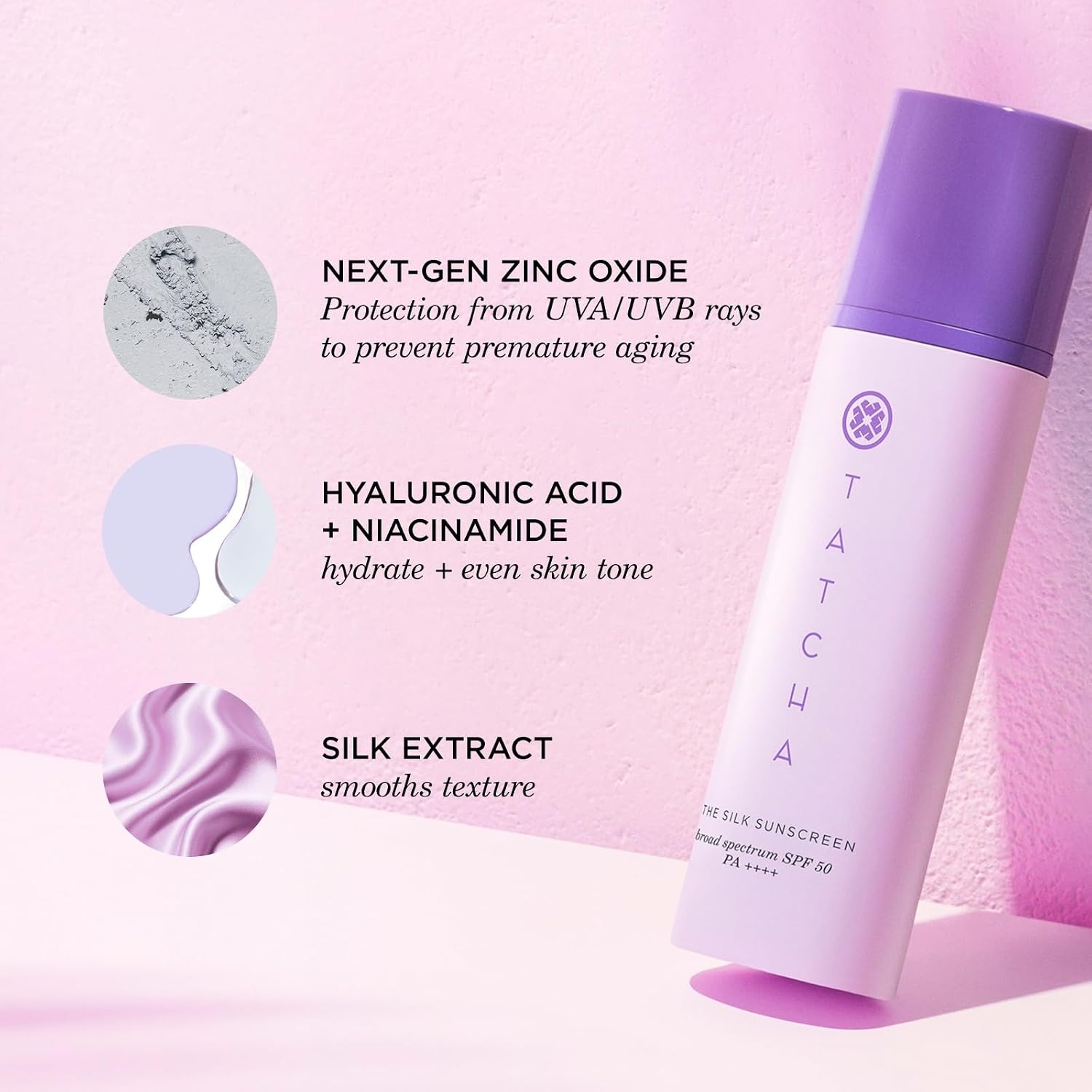 image:imageThe Silk Sunscreen Broad Spectrum SPF 50 PA Weightless Hydrating Mineral Sunscreen New amp Improved Packaging 50 ml